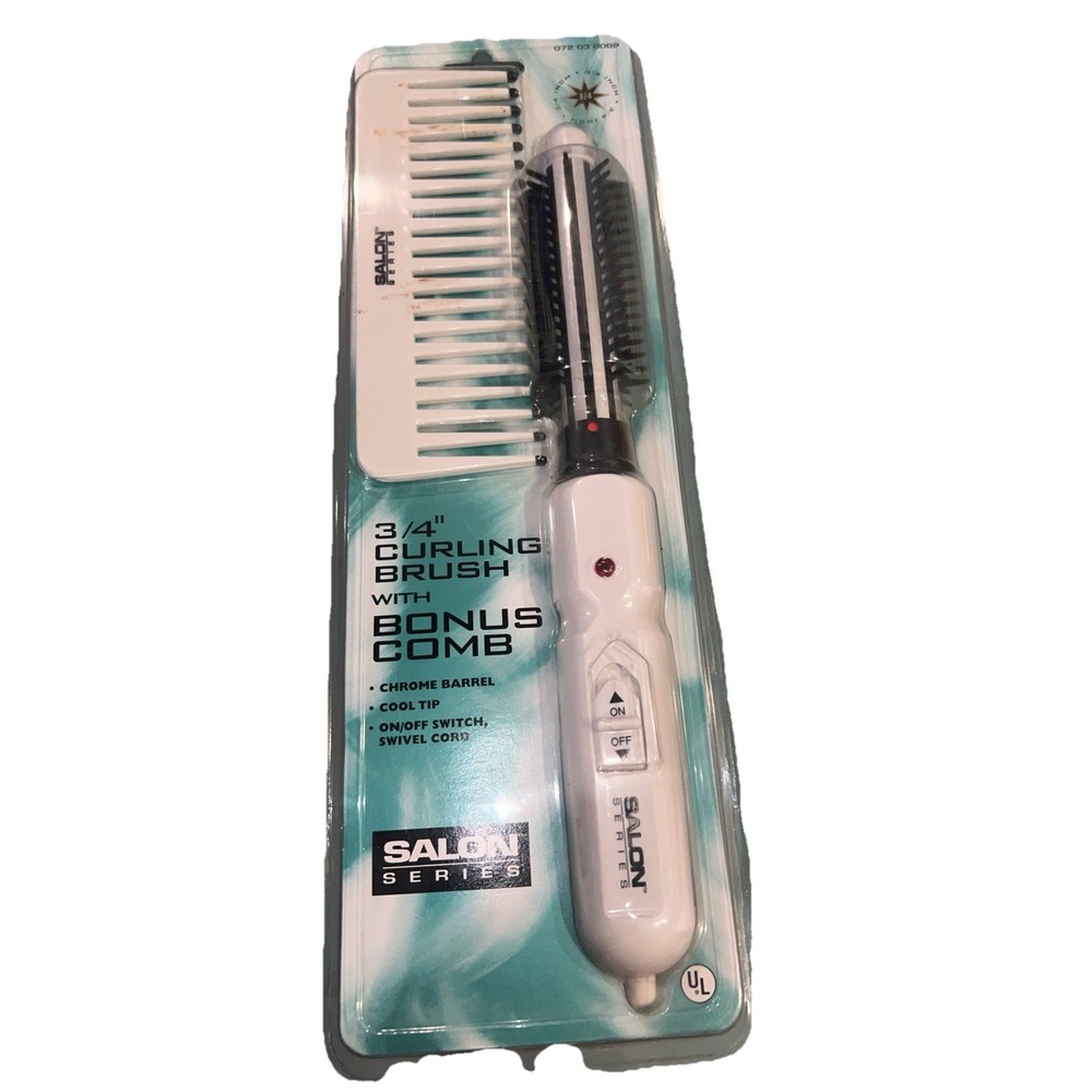 Salon Series 3/4-Styling Brush, Ball Tipped Bristles, Cool Tip, Swivel Cord.